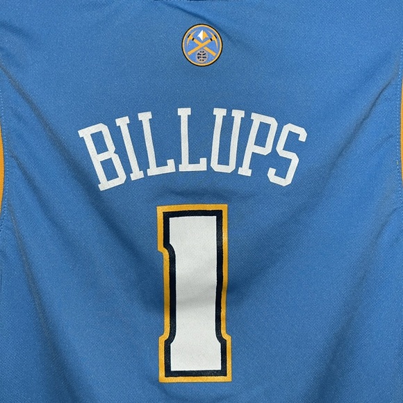 Billups NBA Denver Nuggets Adidas Jersey youth Medium (10-12 Youth) - Picture 2 of 9